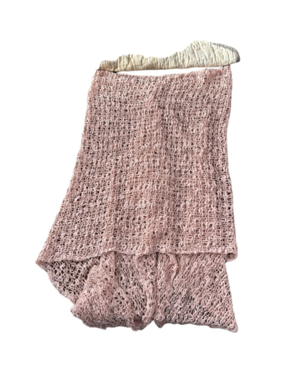 MWTWomen's Haystacks Pink Popcorn Knit Poncho OS
